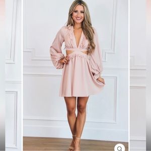 Bella & Bloom - Elora Mini Dress: Hunter Green (L)